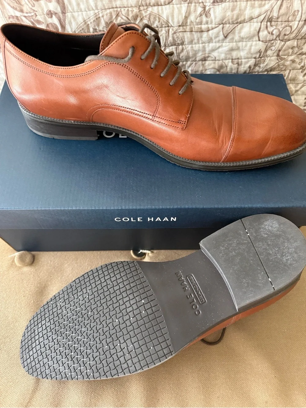 Cole Haan smooth chestnut